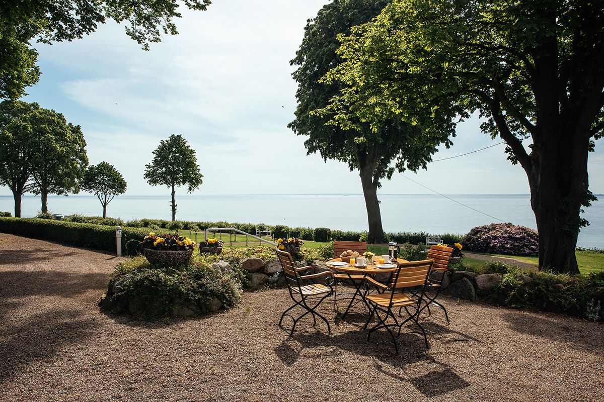 Panoramablick auf die Ostsee